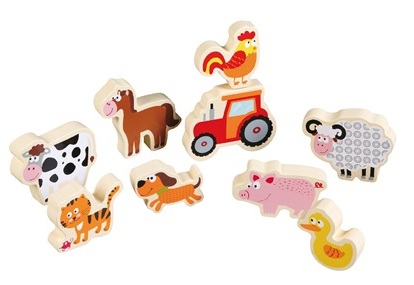Puzzle 3D und Tier-Set