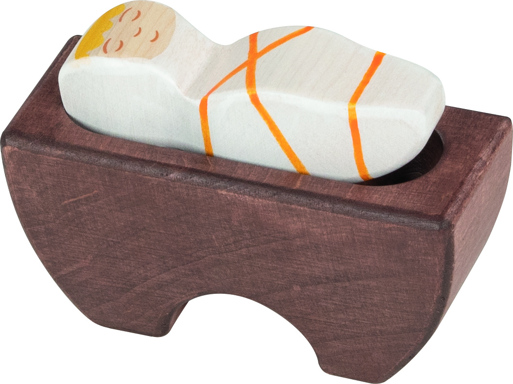 Jesuskind 3 in Krippe