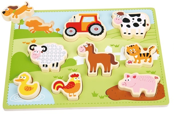 Puzzle 3D und Tier-Set