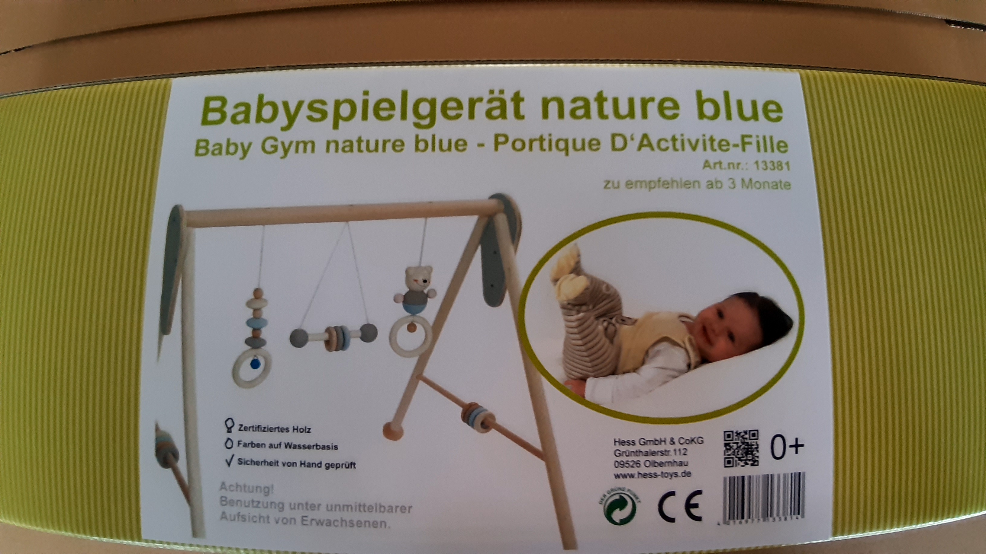 Babyspielgerät nature blue