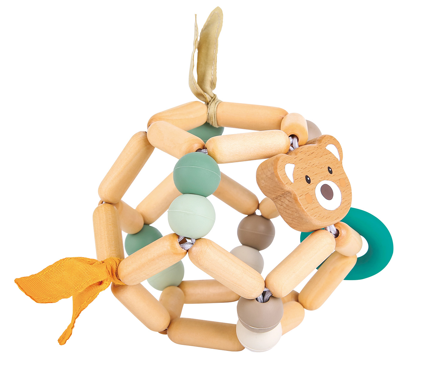 Spielba Greifling Bär Activity mit Rassel