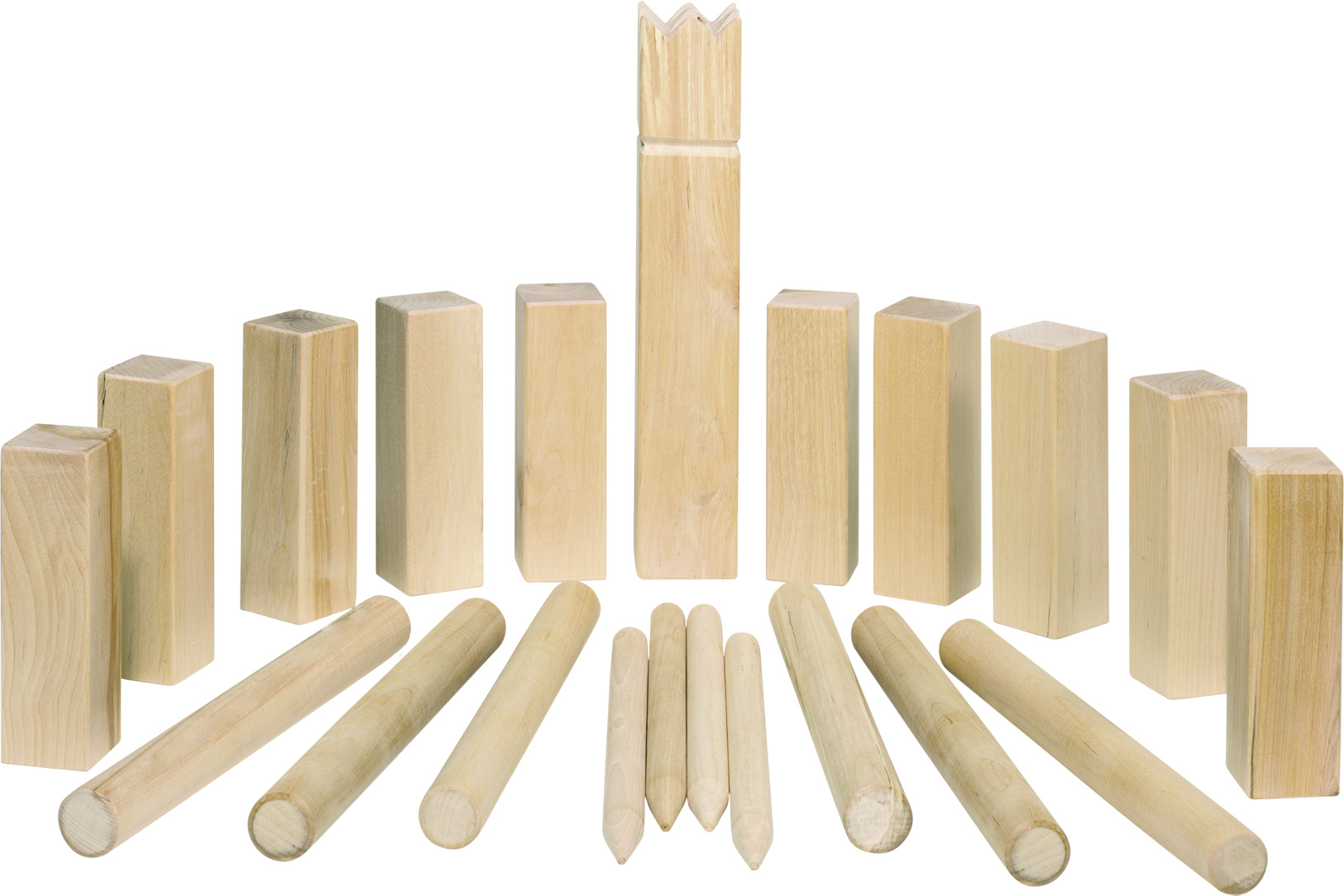 Wikingerspiel Kubb, mittlere Grösse, im Baumwollbeutel