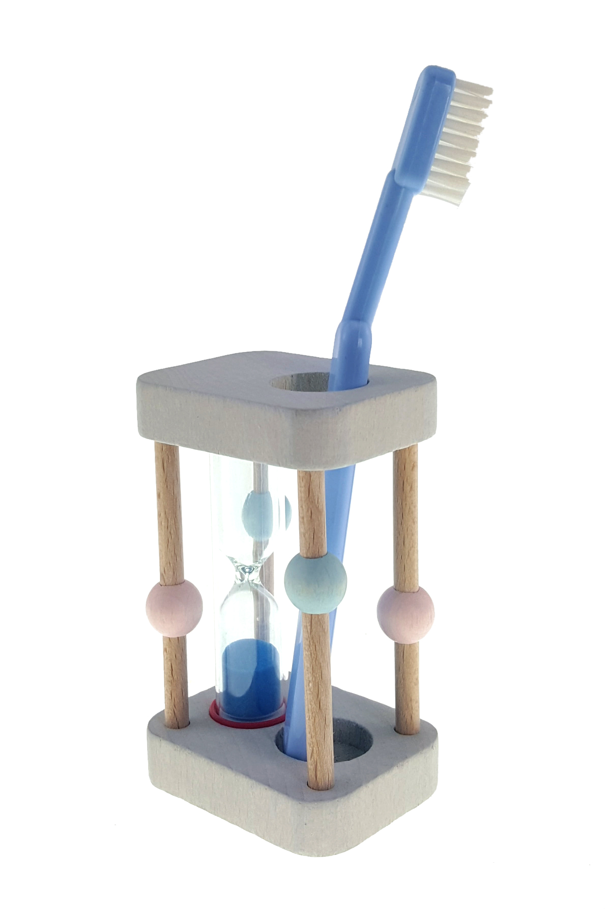 Zahnputzuhr groß grau