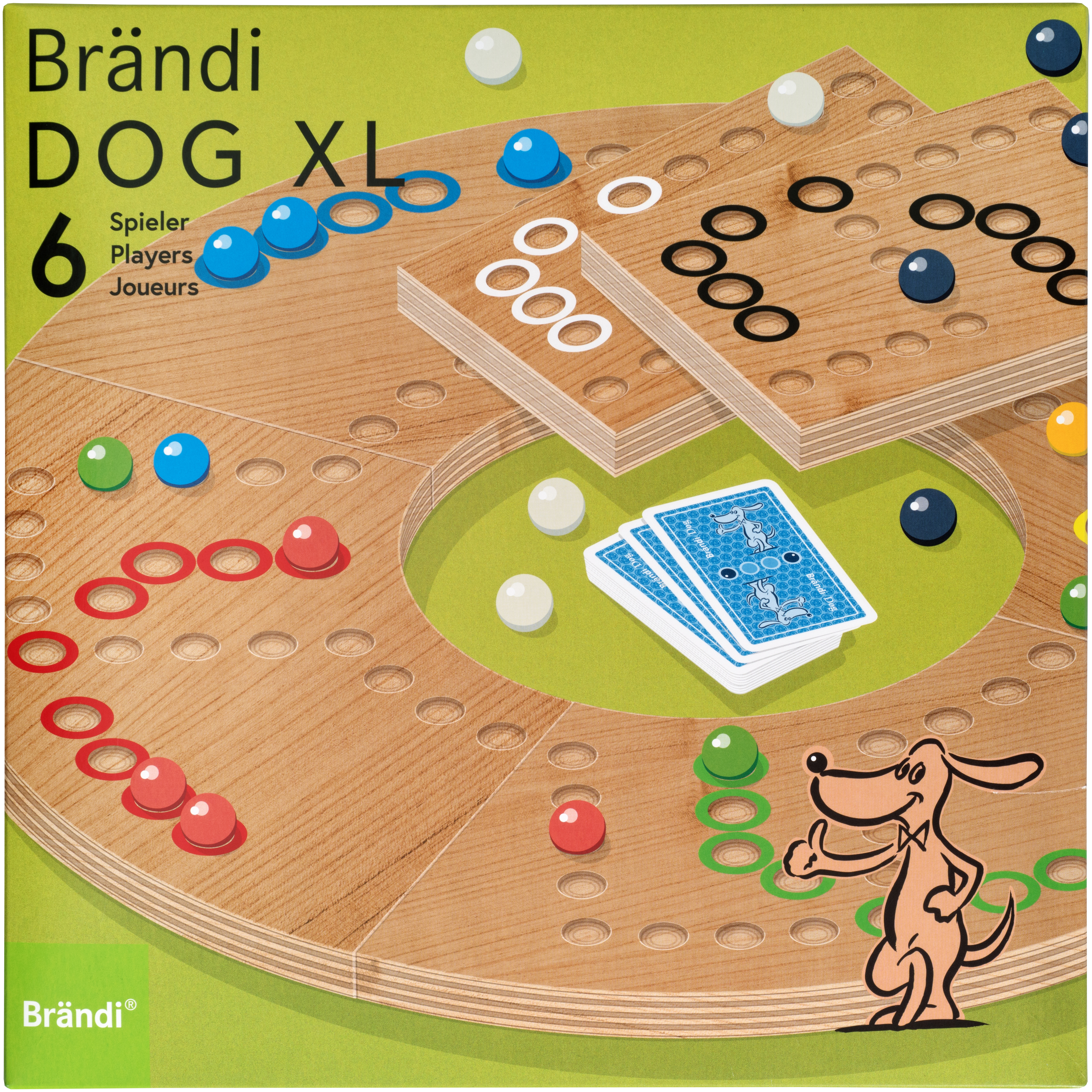 Brändi Dog XL 6er Set, Grundversion für 6 Spieler