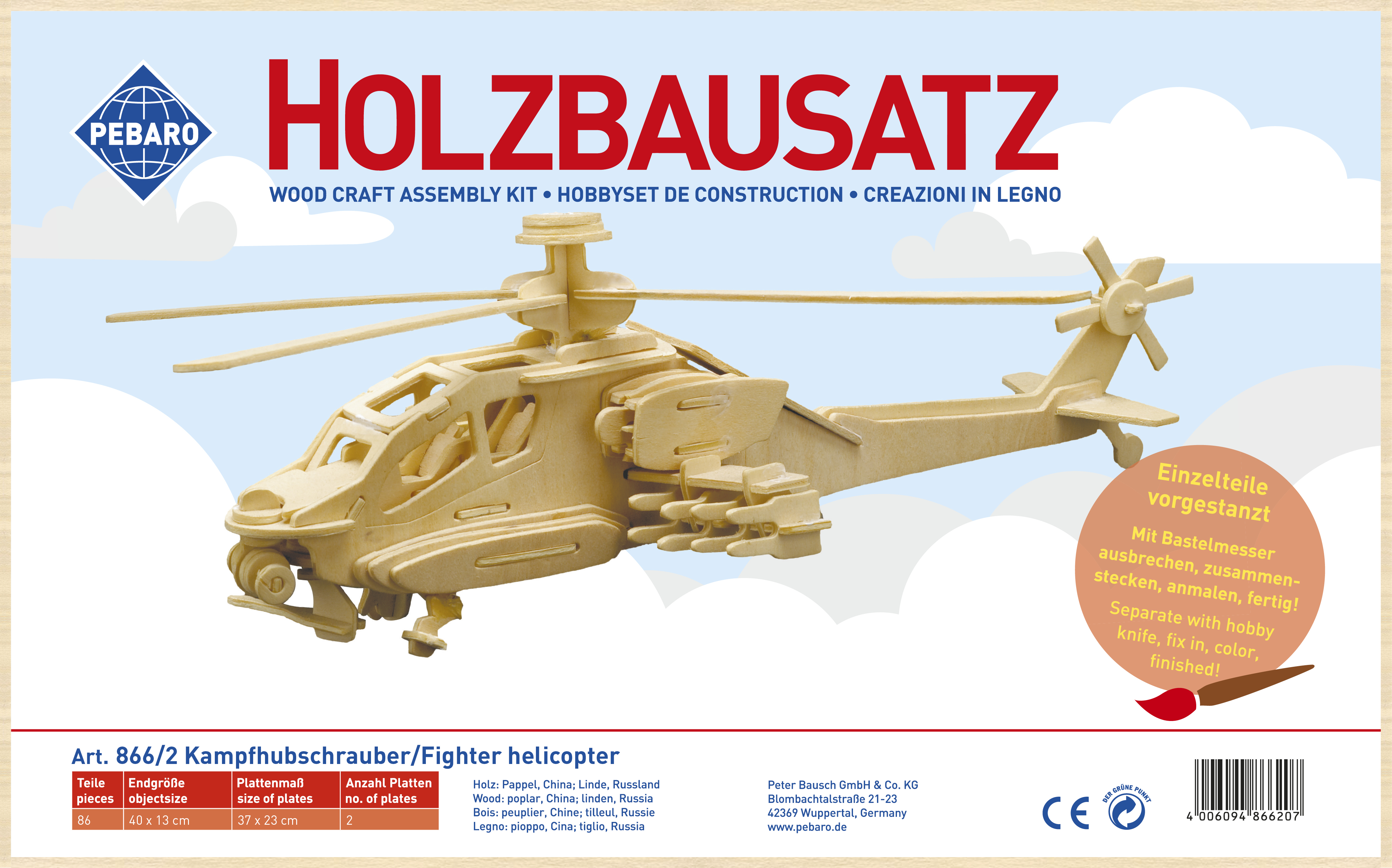 Holzbausatz Apache 