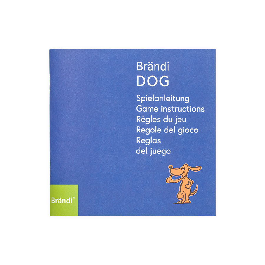 Brändi Dog Spielanleitung, 5-sprachig