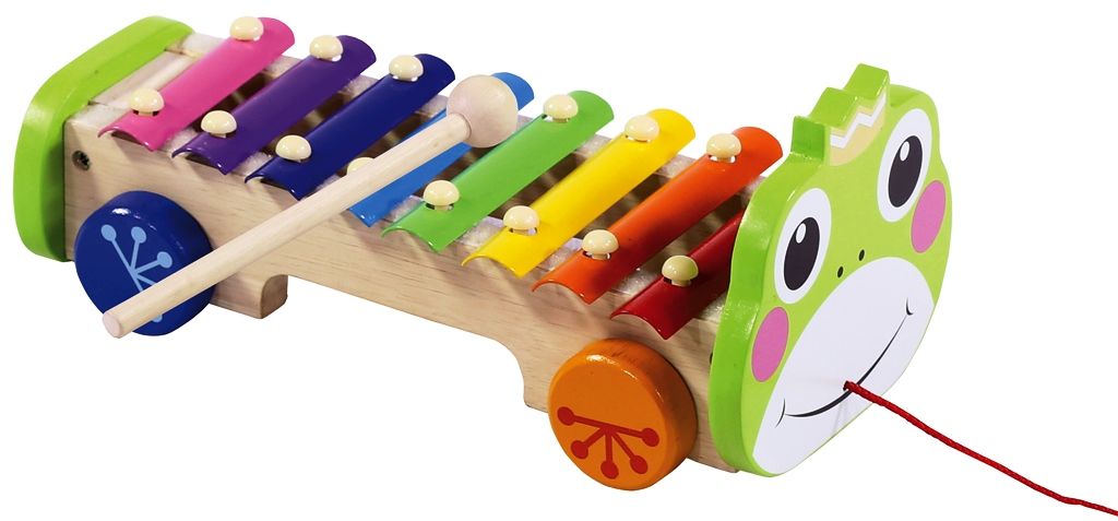 Spielba Metallophon Frosch zum Nachziehen