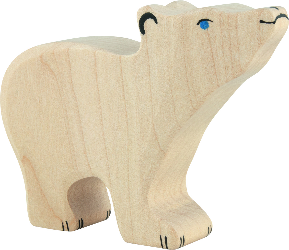 Eisbär, klein, Kopf hoch