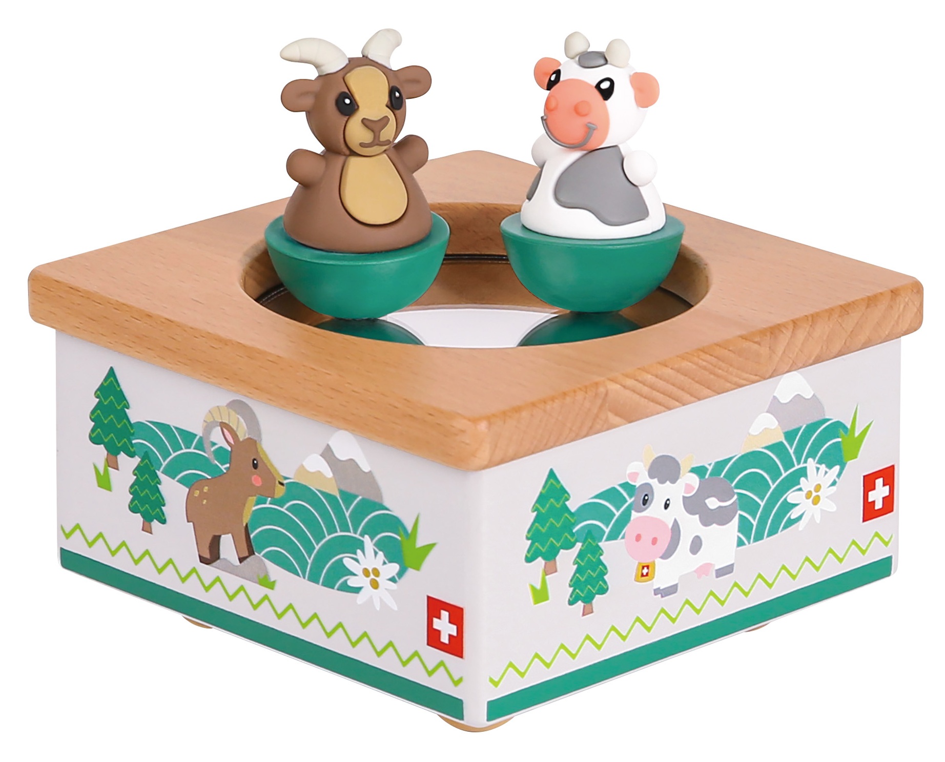Musikdose Steinbock & Kuh