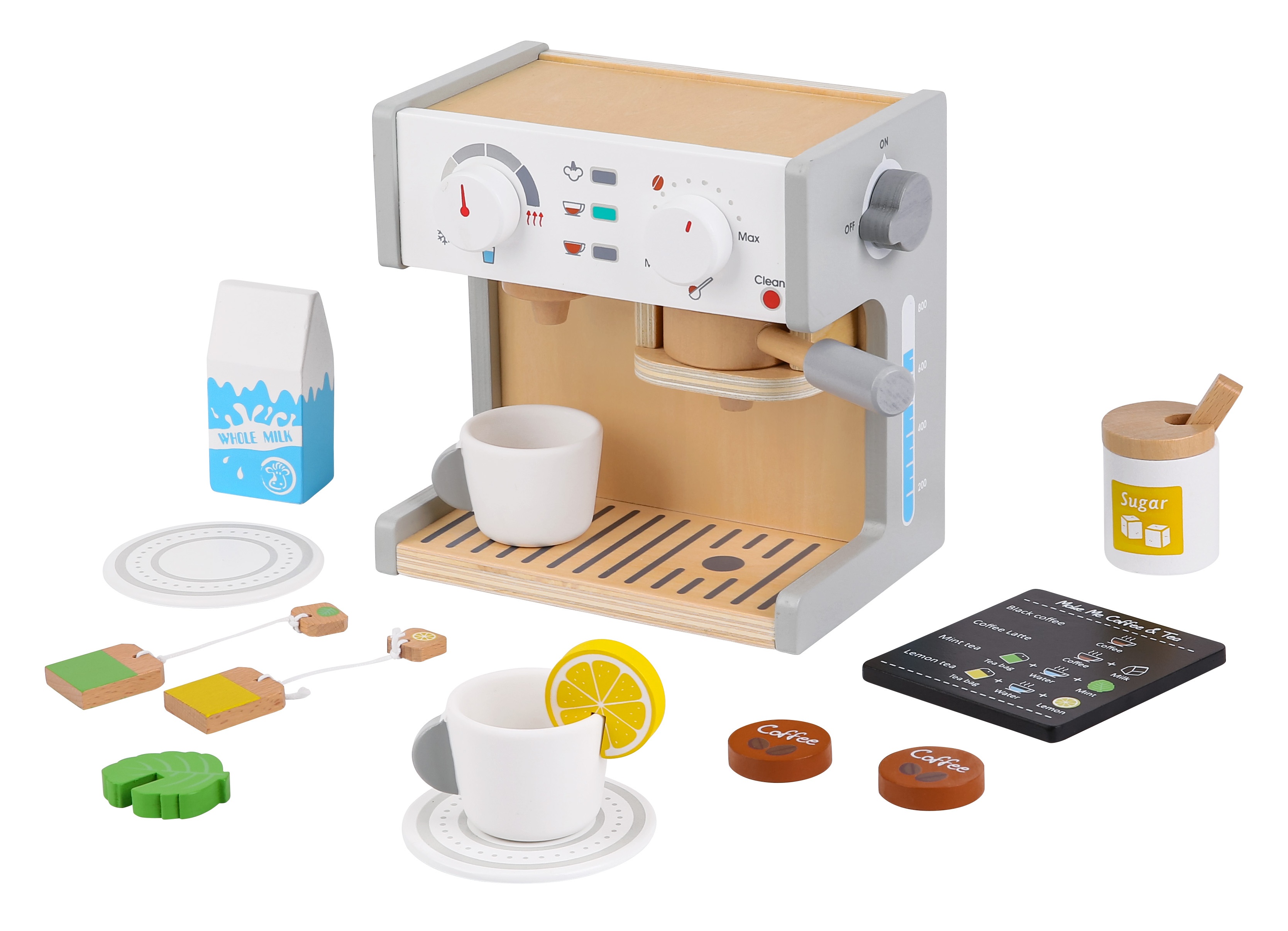 Kaffeemaschine mit viel Zubehör