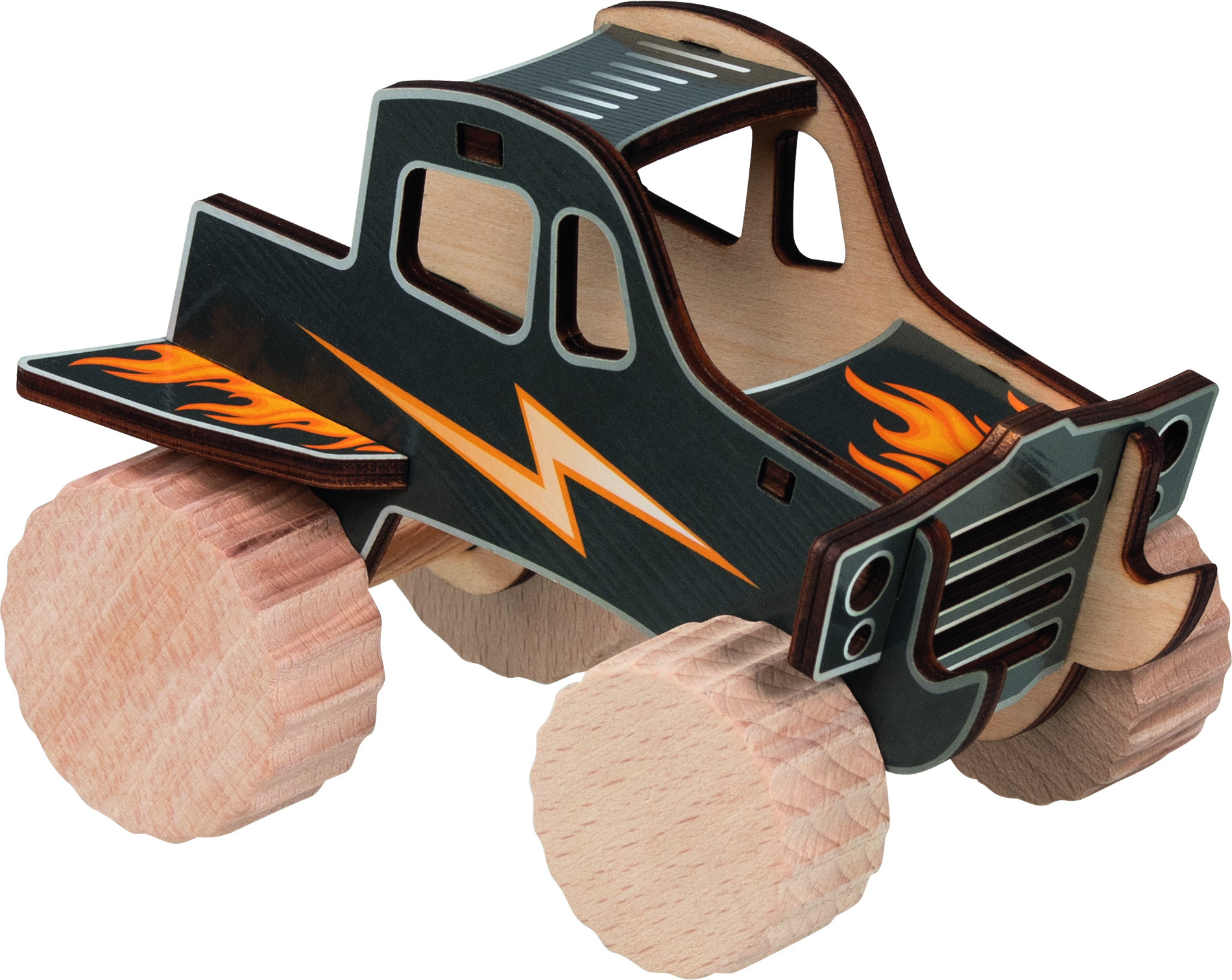 Fahrzeugbausatz, Monstertruck, 3er Set