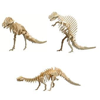 Holzbausatz Dino-Set (856/8, 856/3, 856/7)