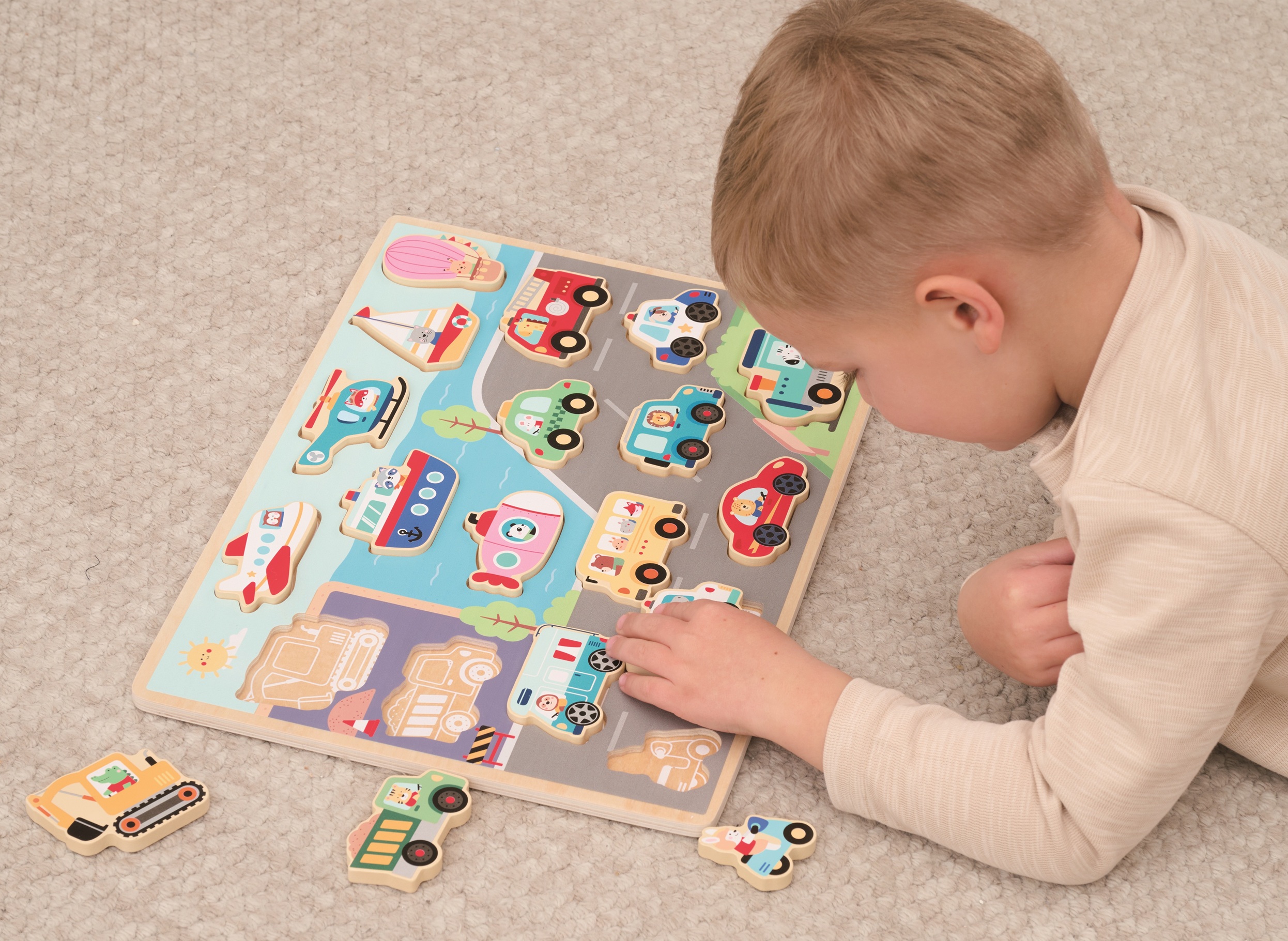 Spielba Puzzle Transportwelt