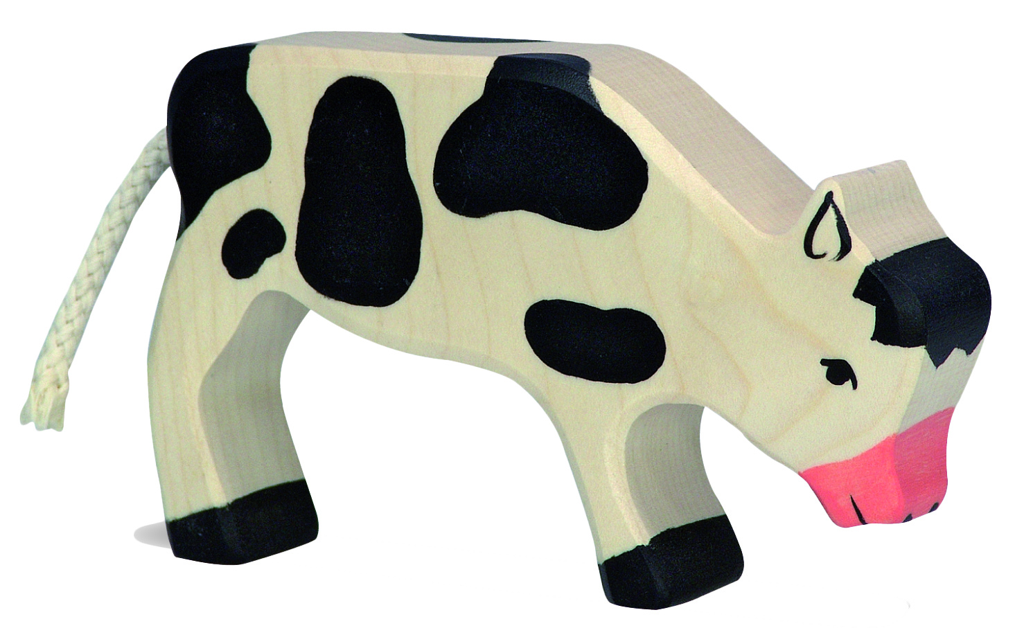 Kalb, grasend, schwarz