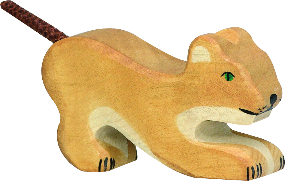 Löwe, klein, spielend