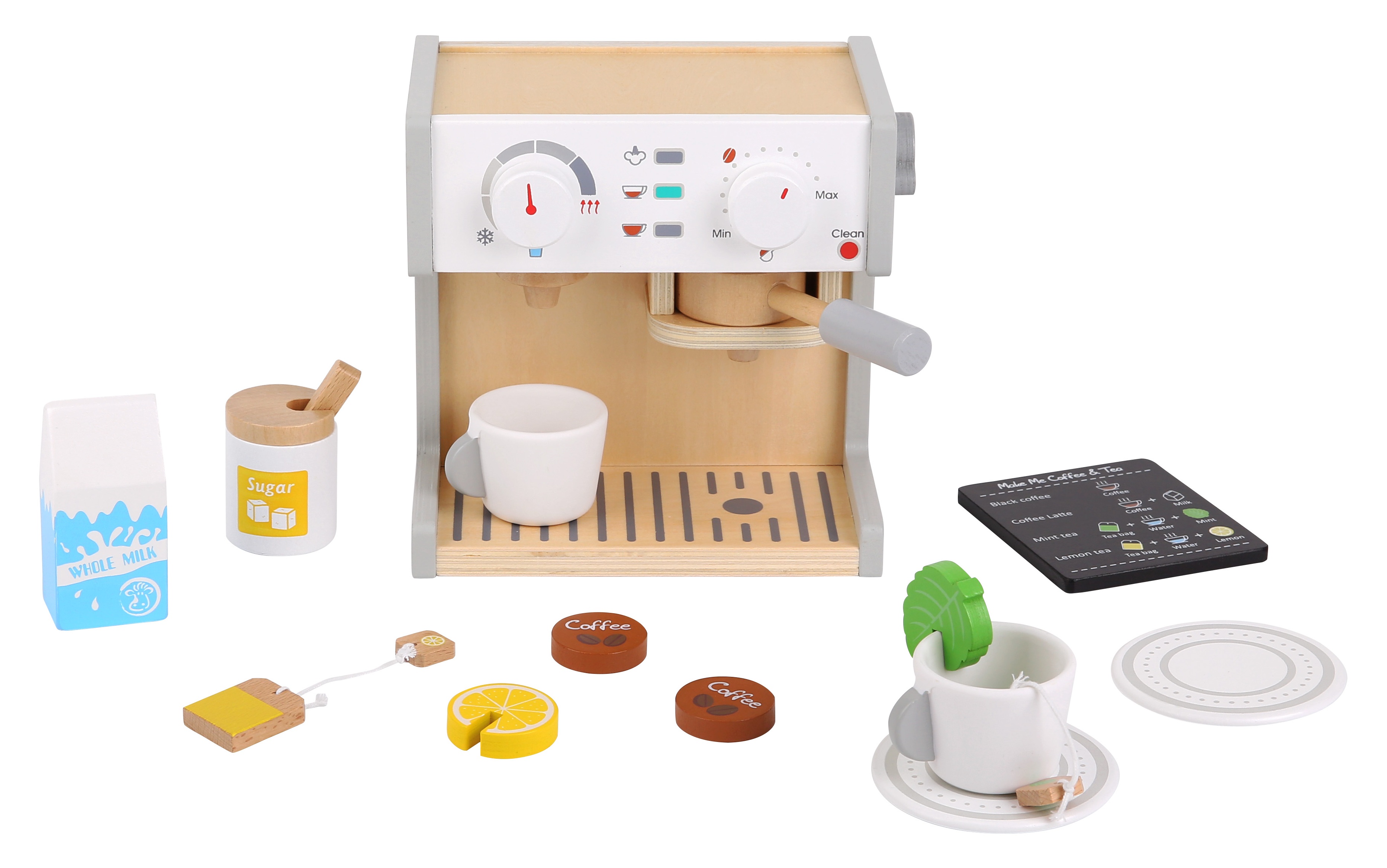 Kaffeemaschine mit viel Zubehör