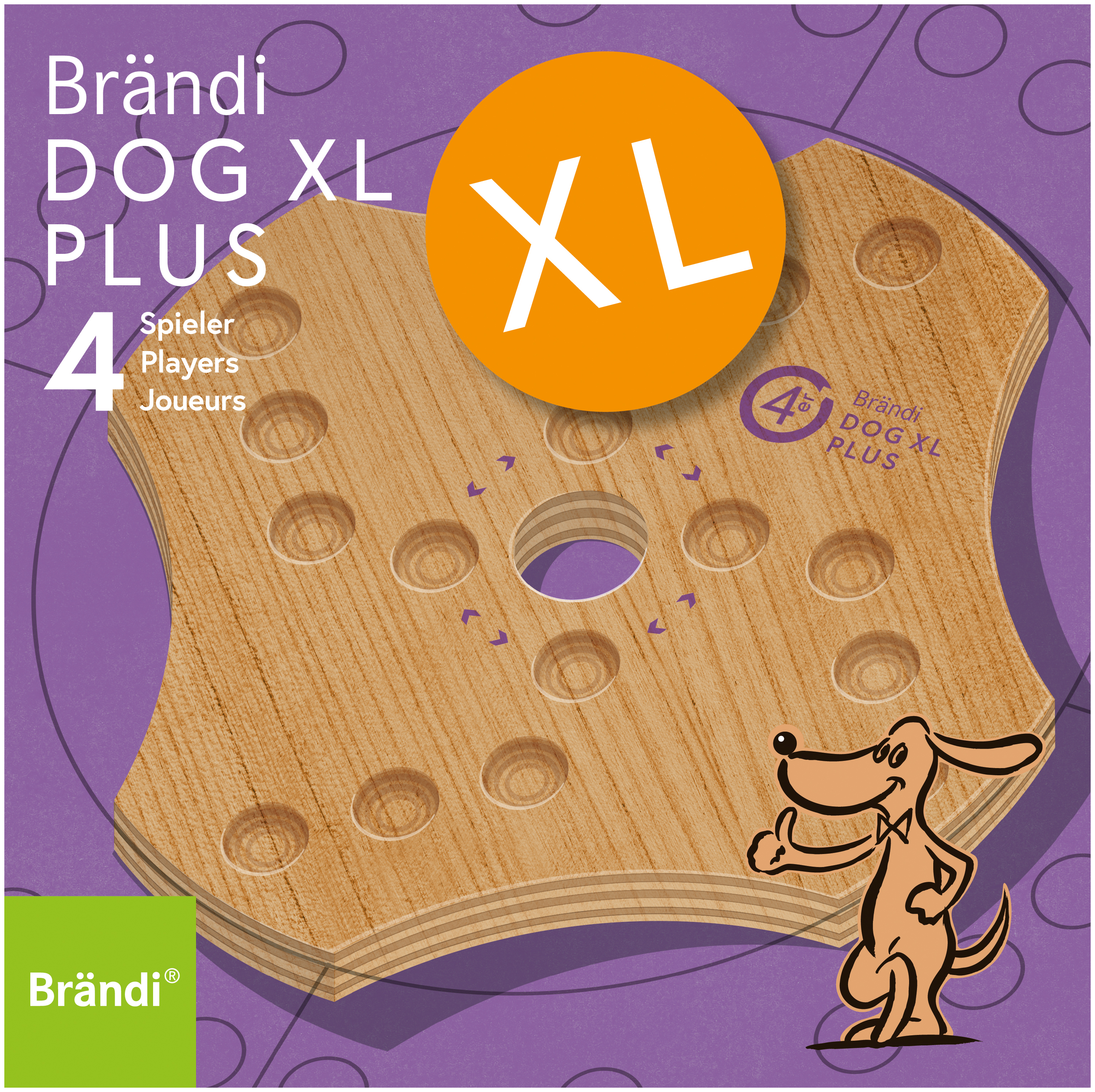 Brändi Dog XL Plus, für 4 Spieler