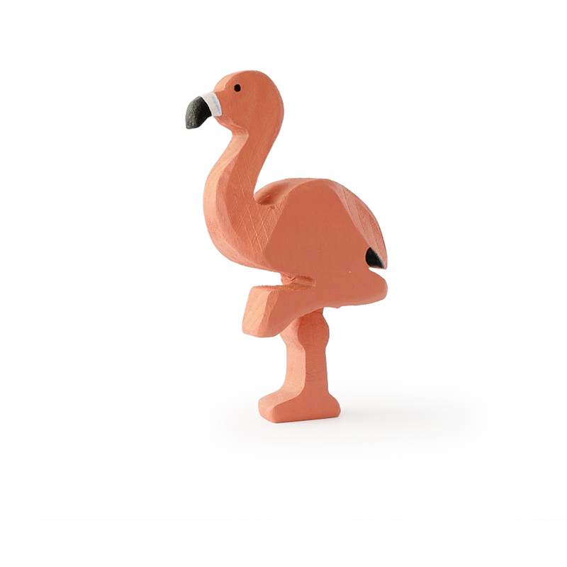 Flamingo auf einem Bein